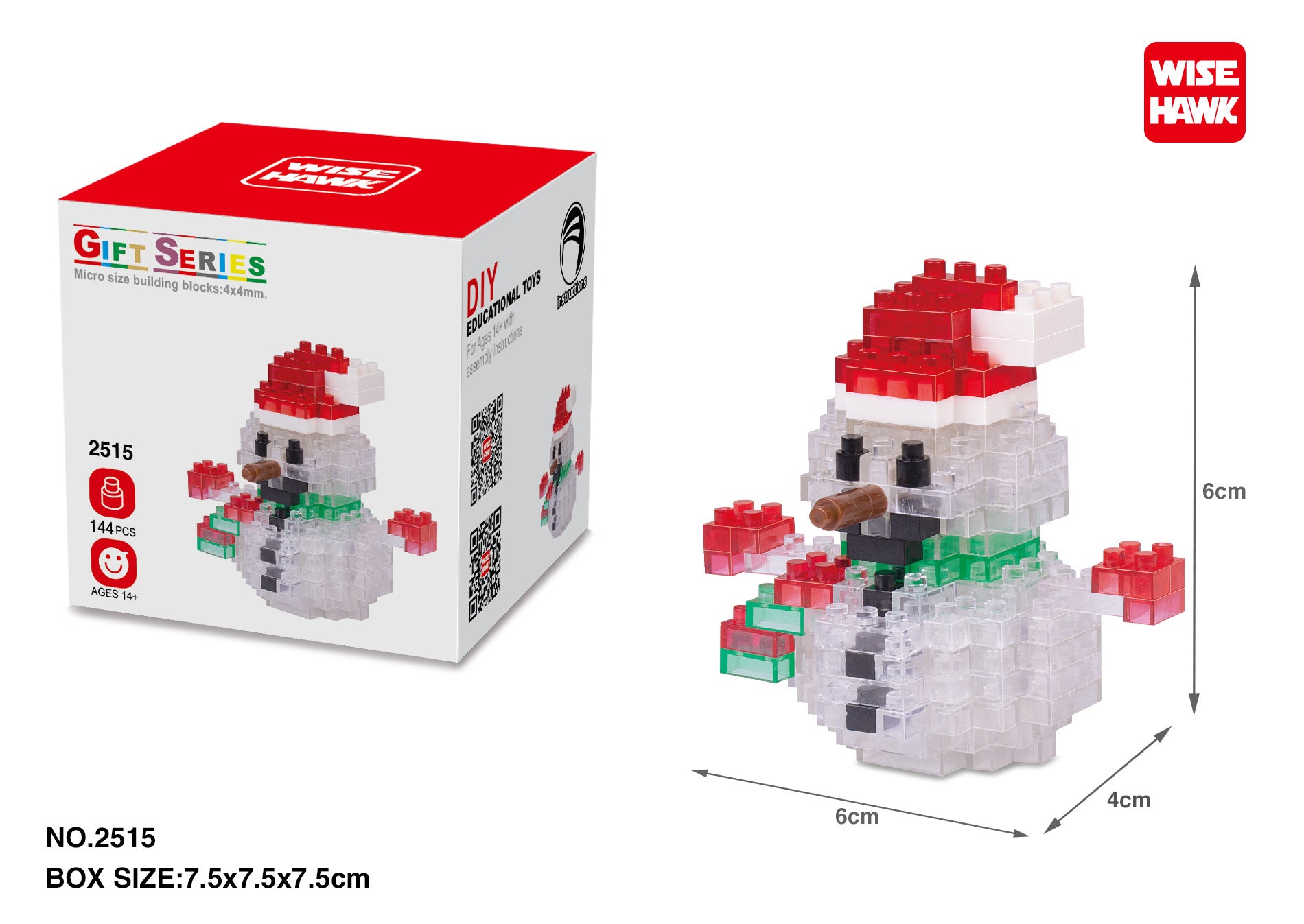 Wholesale Christmas ABS Mini Diamond Small Particle Building Blocks for Children's Puzzle Toys